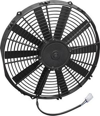 Ventilator thithës për radiator SPAL 355mm, elektrik, i zi