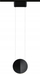 Llambë varese Paulmann URail Alejandro, LED 3000K, 3-step dimmable, e zezë