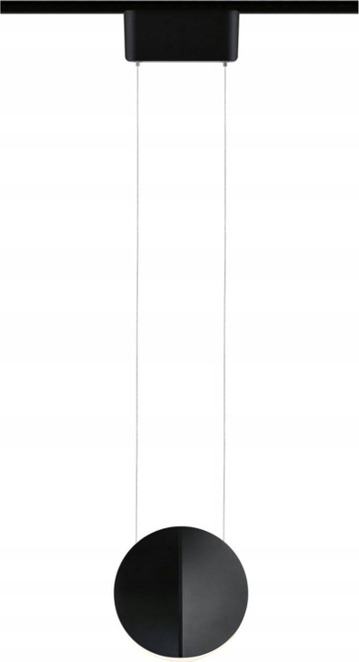 Llambë varese Paulmann URail Alejandro, LED 3000K, 3-step dimmable, e zezë