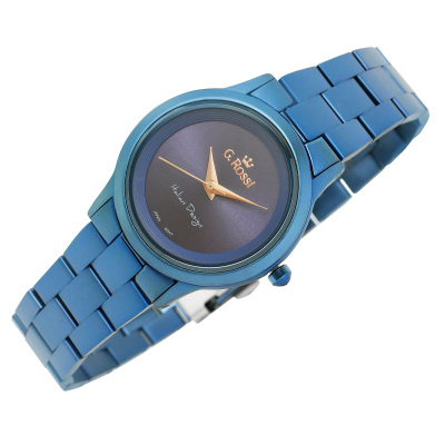 Orë dore për femra G.Rossi 10777B-6F3, quartz, çelik inox, ngjyrë ari