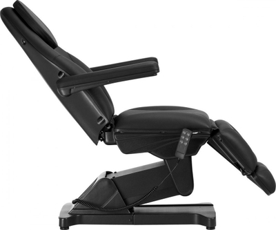Karrige elektrike kozmetike Sillon Basic, me telekomandë, lëkurë sintetike, e zezë
