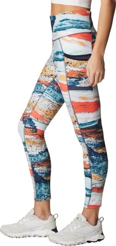 Leggins Columbia Windgates II, bel i lartë, slim fit, shumëngjyrëshe
