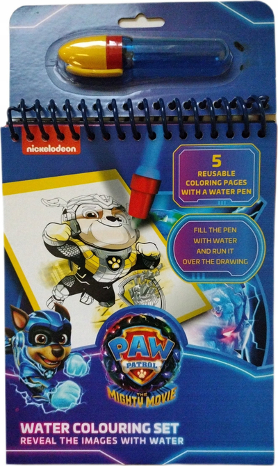 Set pikturimi me ujë St. Majewski Paw Patrol, 6 copë, për kalamaj, shumëngjyrësh