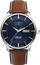 Orë dore Zeppelin Atlantic 8466-3, automatike, rrip lëkure, blu