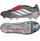 Këpucë futbolli Adidas Predator League FT FG, fushë natyrale, me rama, gri e kuqe