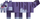 Figurë aksion Mattel Minecraft Legends Regal Tiger, 3.25", vjollcë
