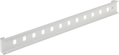 Patch panel fibër optike Sc PP-12SX-SC, 12 porta SC LC, 1U, gri e hapur