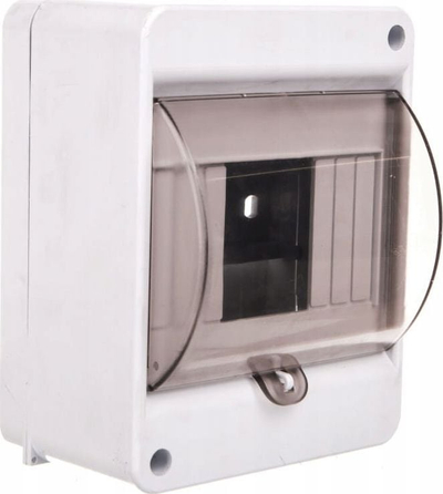 Kasetë modulare Incobex ENE-00350, 1x5 module, IP20, montim sipërfaqësor, e bardhë