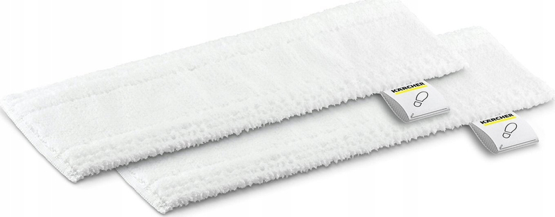 Lecka dyshemeje Karcher Sensitive SC EasyFix, për pastrim me avull, set 2 copë, të bardha