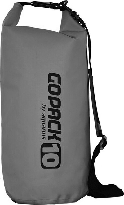 Çantë ujë-mos-hynçe Aquarius GoPack Sailing Bag 10L, me brez shpatulle, gri