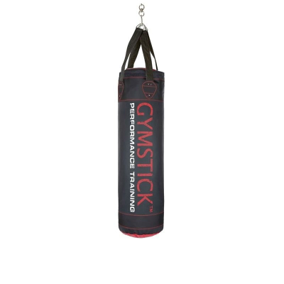 Thes boksi Gymstick Punching Bag, 45 kg, me zinxhir, i zi