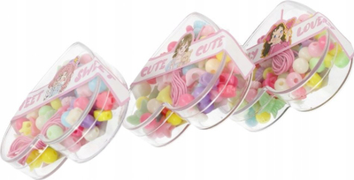 Сет монистра за ѓердан MEGA CREATIVE Heart 532276, многубоен
