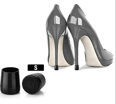 Заштитници за потпетици High Heel Protectors, големина S, сет 1 пар, црни