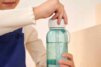 Shishe uji Cool Blue Flip up, 500ml, blu