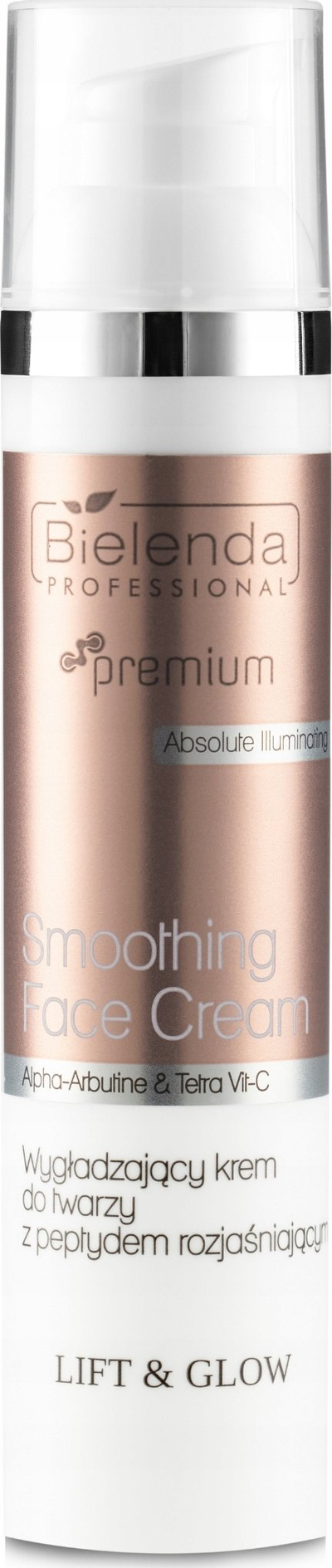 Krem fytyre Bielenda Smoothing With Brightening Peptide, 100 ml, për lëkurë të pjekur