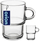 Filxhanë qelqi për kafe LAV Cozy, 350 ml, set me 6 copë, transparentë