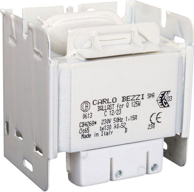 Реактор за жива ламба Карло Беззи CB4268, 125W, 230V, бел