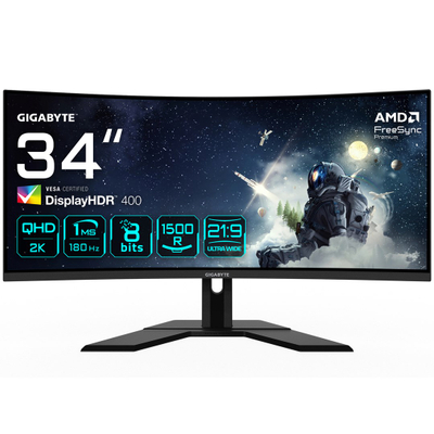 Monitor GIGABYTE G34WQCP, 34", UWQHD, 180 Hz, i zi