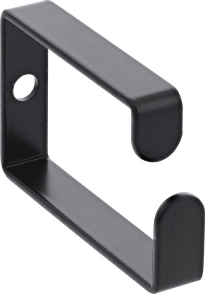 Mbajtëse kabllosh InLine Cable Bracket, metal, 43x70mm, e zezë