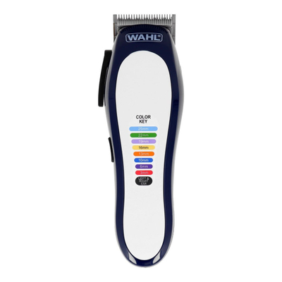 Makina për qethje Wahl Lithium Ion Color Pro Cordless, bateri lithium ion, krehëra me ngjyra, gri
