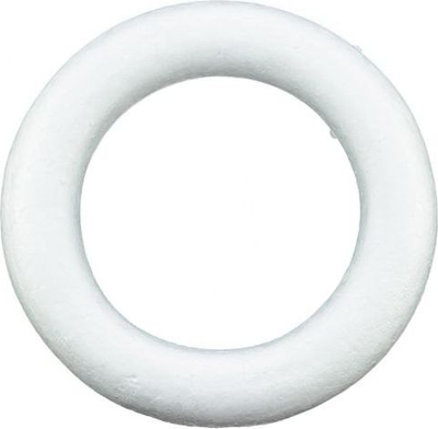 Unaza polisteroli Brewis, 15cm, set 12 copë, e bardhë