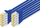 Set kabllo rrjeti Digitus CAT 6A S FTP, 10 copë, blu