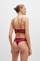 Mbathje për femra HUGO BOSS BOSS Brazilian, burgundy