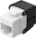 Modul rrjeti Lanview Cat5e Unshielded flip jack, RJ45, i zi me të bardhë