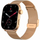 Ora inteligjente Gravity GT28 6, thirrje Bluetooth, me rrip shtesë, e zezë