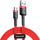 Kabllo USB Baseus CAMKLF C09, USB A në microUSB, 2 m, e kuqe e zezë