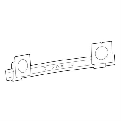 Kit konvertimi për monitorë Ergotron LX Pro Dual Direct Bow 98-737-293, për 2 monitorë deri 27", VESA 75x75 100x100, gri e errët
