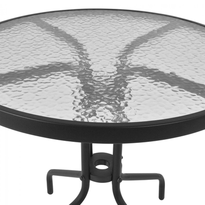 Tavolinë metalike, 70×70 cm (HM5146.01), gri