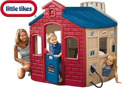 Shpi lojrash Little Tikes Playhouse Earth Colors, plastike, për kalamaj, shumëngjyrëshe
