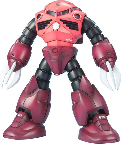 Model kit Bandai MG 1/100 MSM-07S Z'Gok Char Custom, Master Grade, i kuq