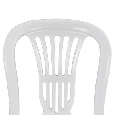 Karrige plastike Vienna 44×50×87 cm (303002010), bardhë