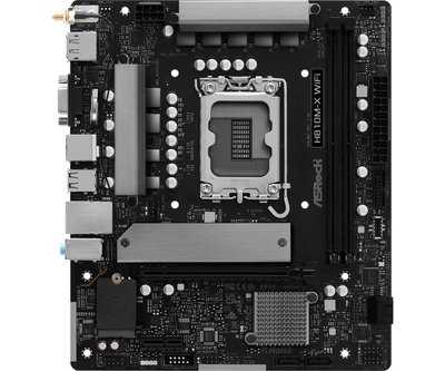 Pllakë amë Asrock H810M-X WiFi, DDR5, Micro-ATX, e zezë