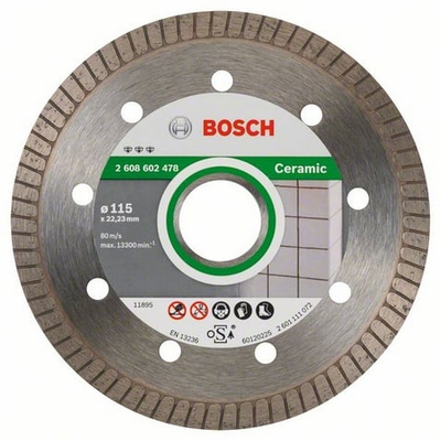 Disk diamanti Bosch Pro Extraclean Turbo për pllaka qeramike, 115mm