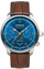 Orë dore Zeppelin 96363, 42mm, kuarc, blu