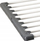 Tharëse rrobash teleskopike Elvira Steel 18 m, metal, e bardhë