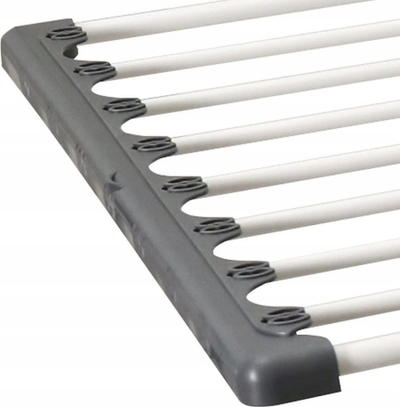 Tharëse rrobash teleskopike Elvira Steel 18 m, metal, e bardhë