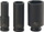 Çorape goditëse e gjatë Teng Tools 1/2", 28 mm, çelik krom molibden, e zezë