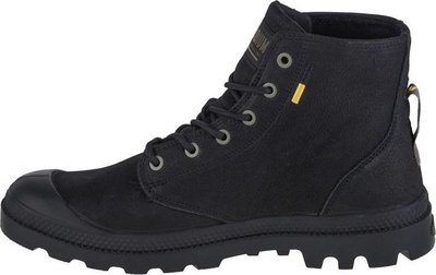 Atlete të larta Palladium Pampa Hi Supply Lth W 77963-001-M, lëkurë natyrale, shollë gome, të zeza