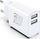 Karikues USB Techly IPW-USB-12W2A, 12W 2.4A, 2 porta USB, i bardhë
