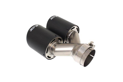 Fund shterues universale, 63.5mm hyrje, 89mm dalje, fibër karboni