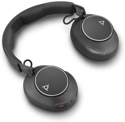 Kufje Poly Voyager Surround 80 UC, Bluetooth, Boomless, të zeza