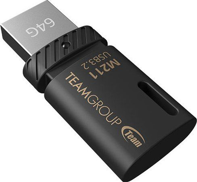 USB Team Group M211, 64GB, USB 3.2 Gen 1 USB C, e zezë