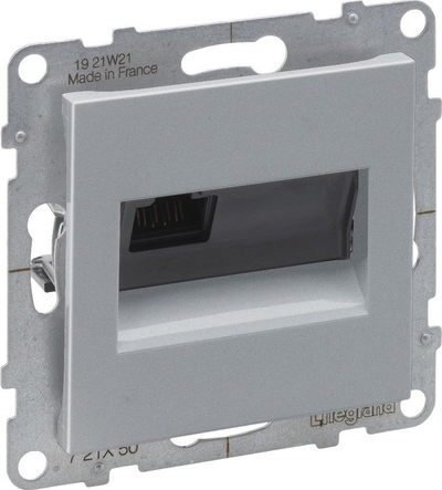 Prizë kompjuterike Legrand SUNO 721350, RJ45 Cat 5e UTP, alumin