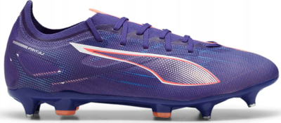 Këpucë futbolli PUMA Ultra 5 Match MxSG, SG, GripControl, ngjyrë Lapis Lazuli e bardhë portokalli, masa 41