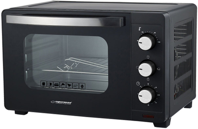 Furrë e vogël Esperanza MINI OVEN PROSCIUTTO EKO008N, 20L, 1600W, e zezë