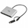 Адаптер за монитори OWC USB C Quad HDMI 4K, DisplayLink, црн